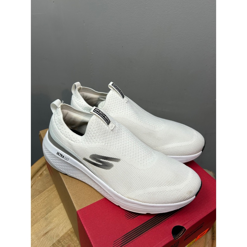 Skechers Sneakers Women 11 White Go Walk Performance Ultra Go Slip On Mesh‎